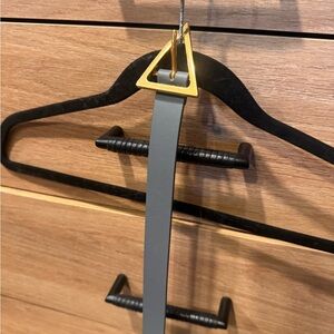 Bottega Gray Leather Belt